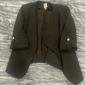 Elegant Black Women's Blazer Size PS by Anne Klein